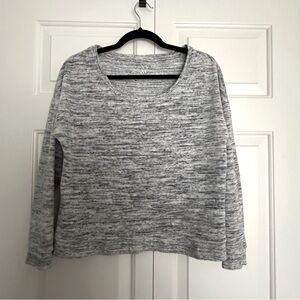 Scoopneck velour Sweatshirt